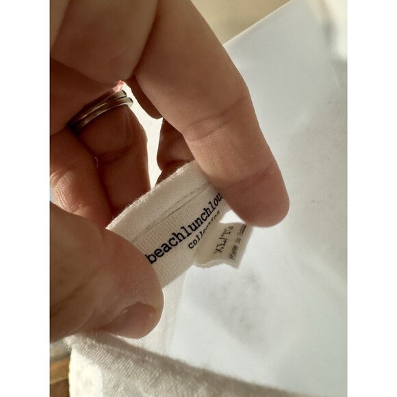 Beachlunchlounge Women's Split Neck Tiered Ruffle Dress SZ XLarge Casual - Picture 5 of 7